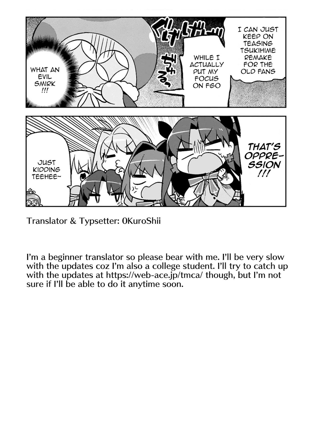 Type-Moon Gakuen - Chibi Chuki! Chapter 1 page 23 - Chapter 1: 1st Period: Starting Bell