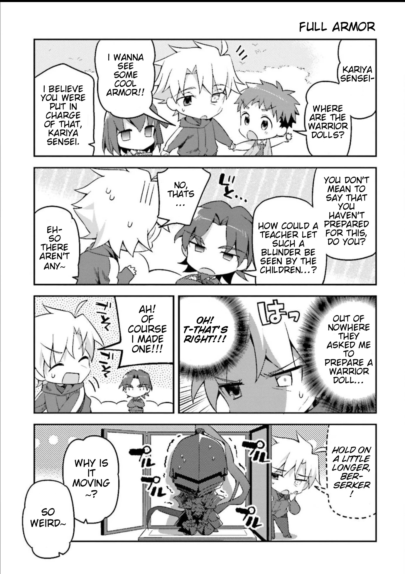 Type-Moon Gakuen - Chibi Chuki! Chapter 10 page 5 - Chapter 10: 10th Period: What is Required of a Hero?