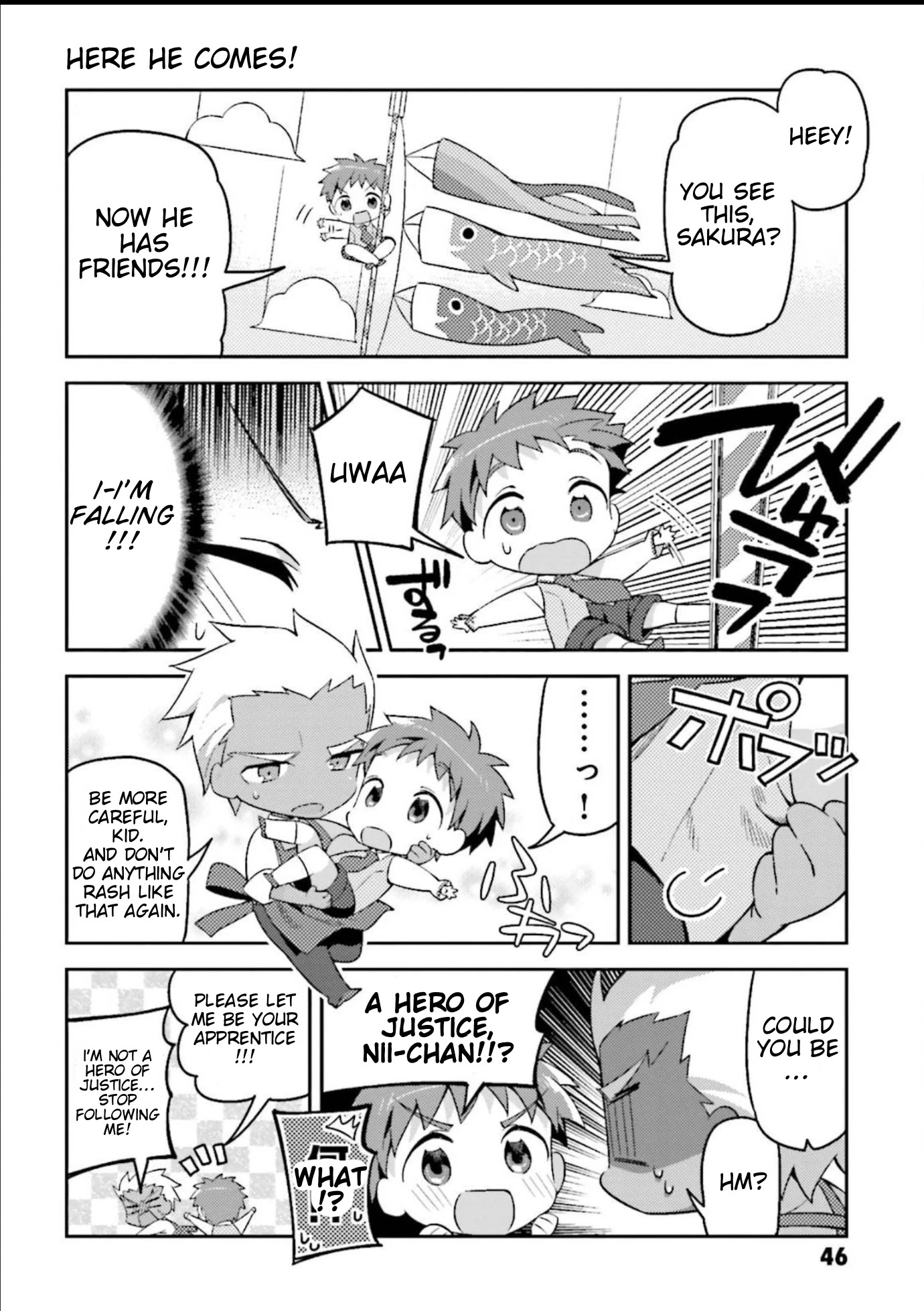 Type-Moon Gakuen - Chibi Chuki! Chapter 10 page 8 - Chapter 10: 10th Period: What is Required of a Hero?