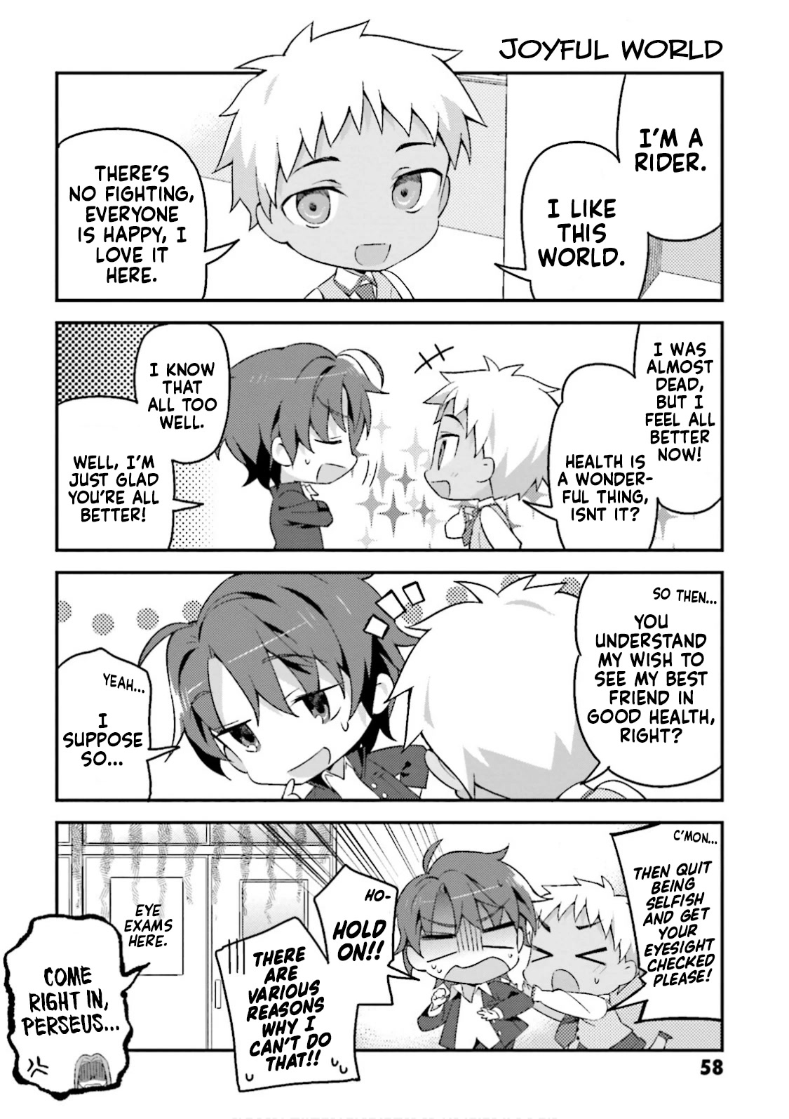 Type-Moon Gakuen - Chibi Chuki! Chapter 11 page 10 - Chapter 11: 11th Period: Does a Sound Mind Dwell in a Sound Body?