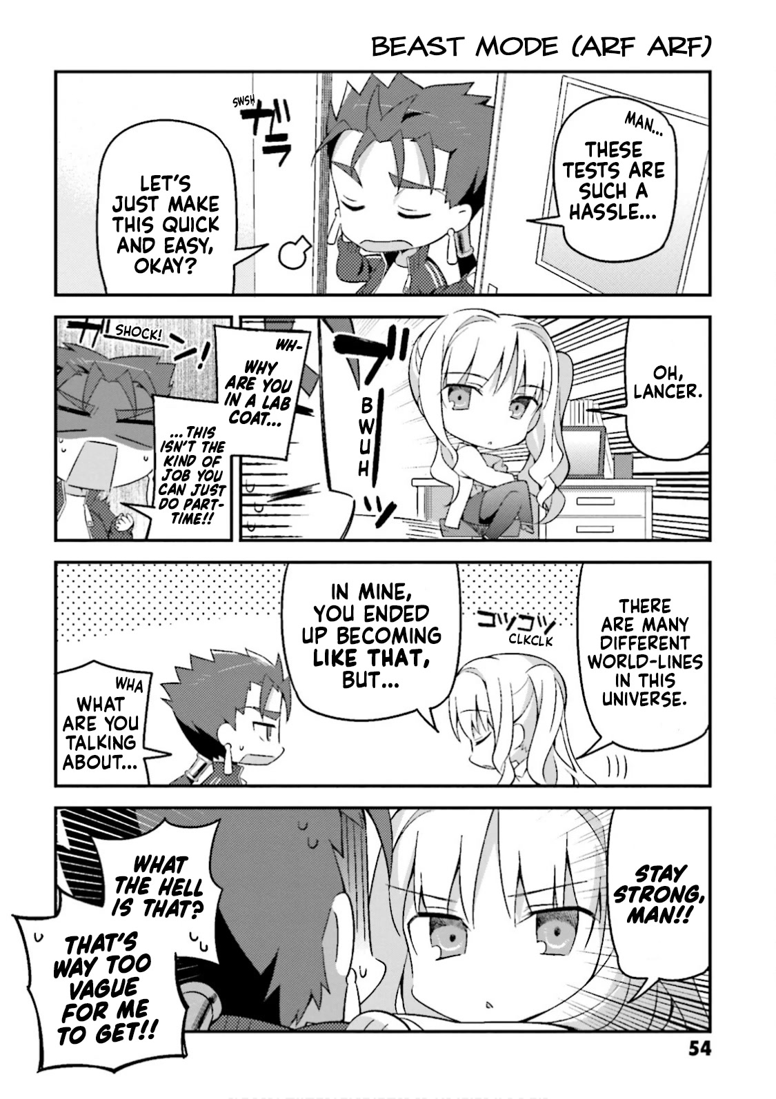 Type-Moon Gakuen - Chibi Chuki! Chapter 11 page 6 - Chapter 11: 11th Period: Does a Sound Mind Dwell in a Sound Body?