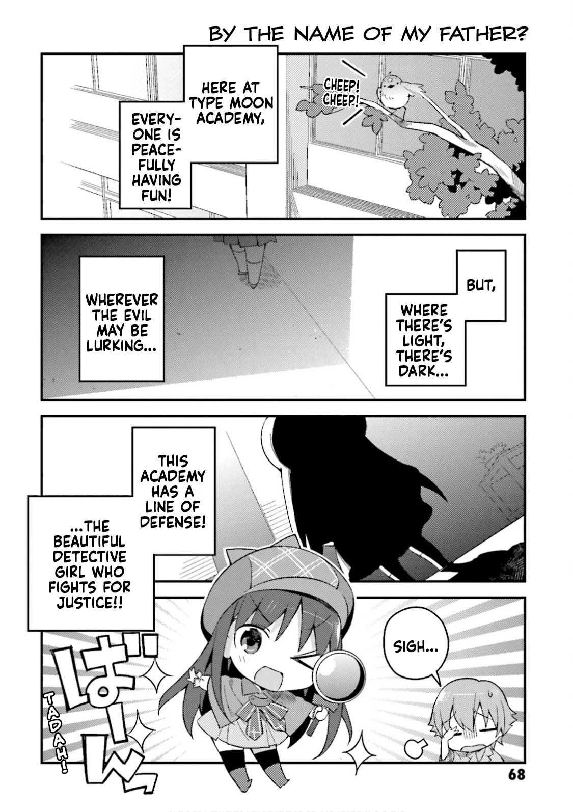 Type-Moon Gakuen - Chibi Chuki! Chapter 12 page 2 - Chapter 12: 12th Period: Future Detectives and...