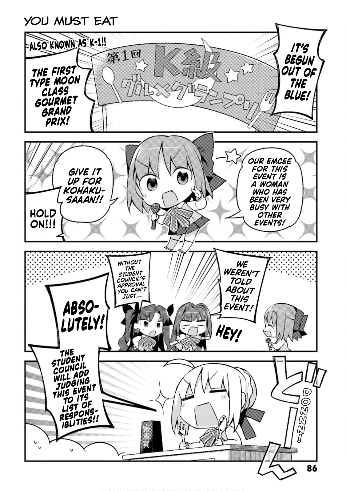 Type-Moon Gakuen - Chibi Chuki! Chapter 13 page 2 - Chapter 13: 13th Period: The Strongest Tournament is Here Too