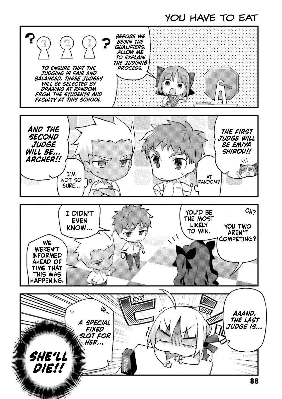 Type-Moon Gakuen - Chibi Chuki! Chapter 13 page 4 - Chapter 13: 13th Period: The Strongest Tournament is Here Too