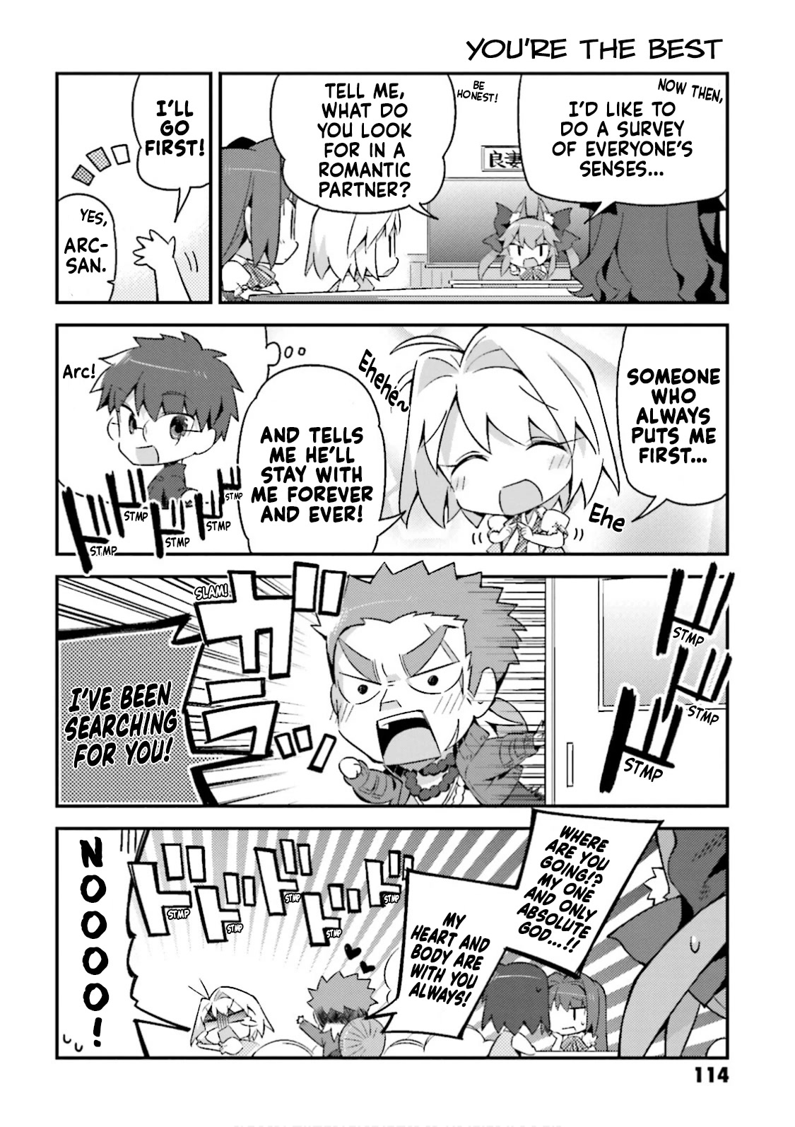 Type-Moon Gakuen - Chibi Chuki! Chapter 14 page 12 - Chapter 14: 14th Period: Hide Your Horns But Not Your Ears