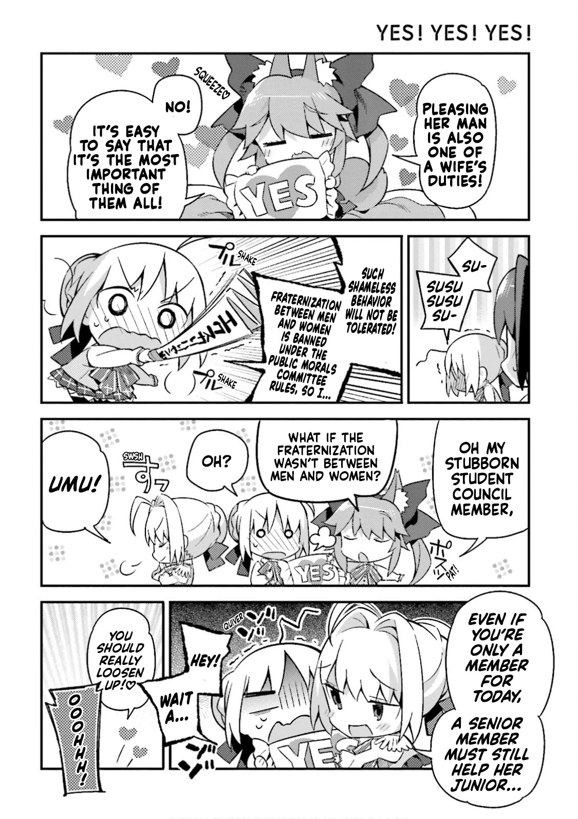 Type-Moon Gakuen - Chibi Chuki! Chapter 14 page 16 - Chapter 14: 14th Period: Hide Your Horns But Not Your Ears