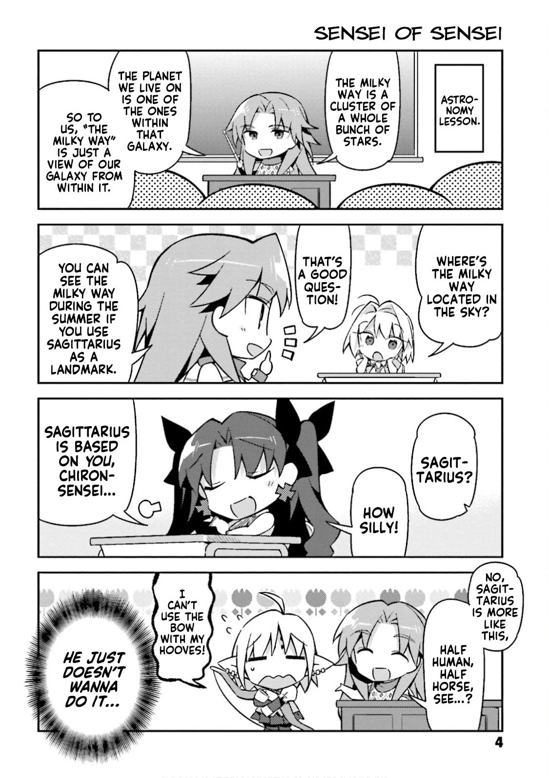 Type-Moon Gakuen - Chibi Chuki! Chapter 15 page 5 - Chapter 15: 15th Period: Seven Months and Seven Days
