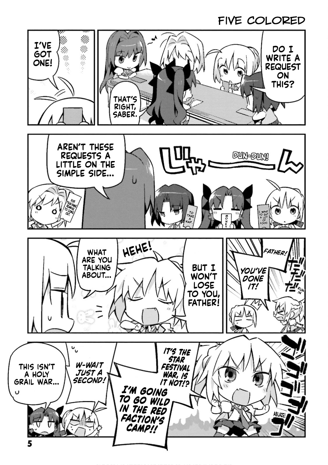 Type-Moon Gakuen - Chibi Chuki! Chapter 15 page 6 - Chapter 15: 15th Period: Seven Months and Seven Days