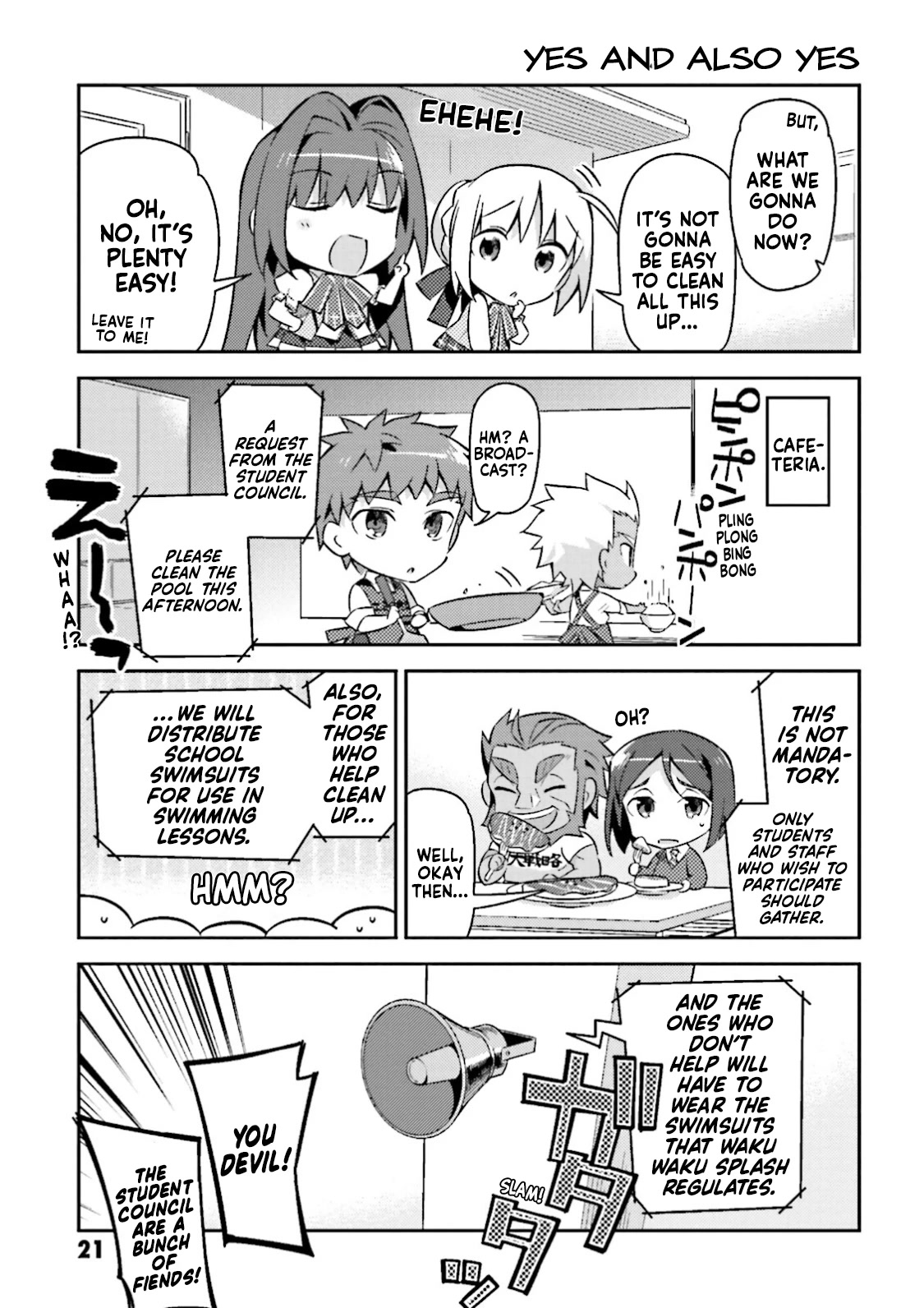 Type-Moon Gakuen - Chibi Chuki! Chapter 16 page 11 - Chapter 16: 16th Period: It's Fuyuki City, Not Natsuki City