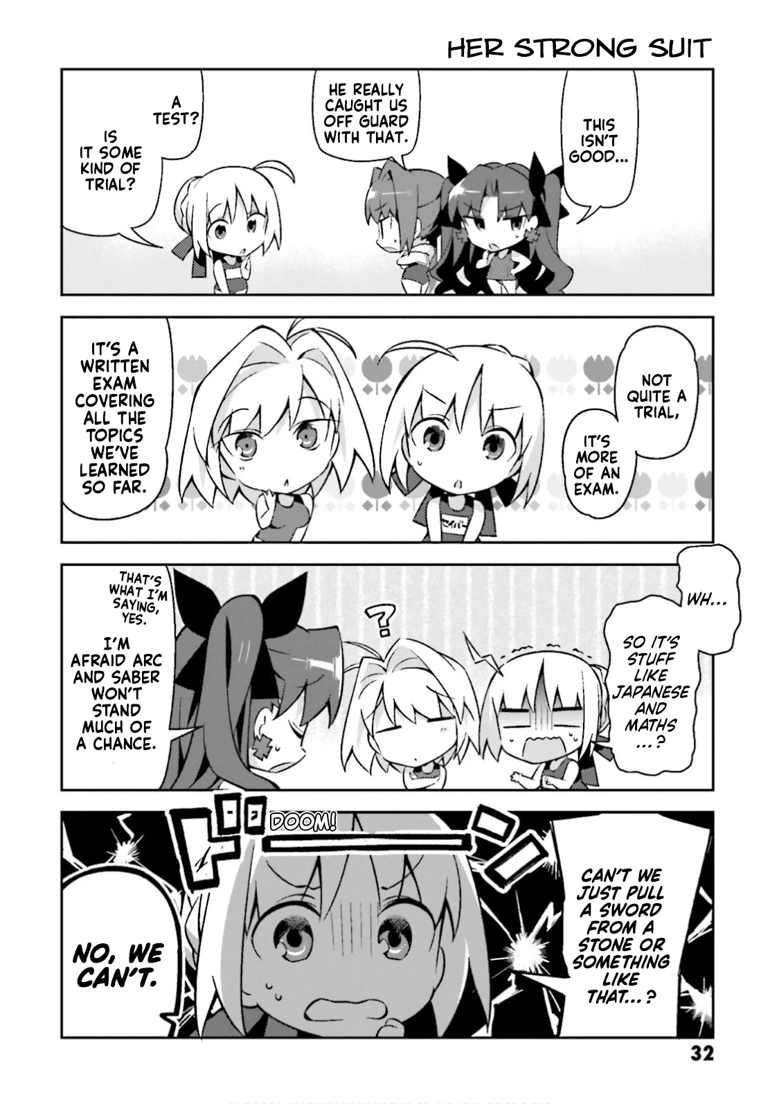 Type-Moon Gakuen - Chibi Chuki! Chapter 17 page 4 - Chapter 17: 17th Period: Fight!