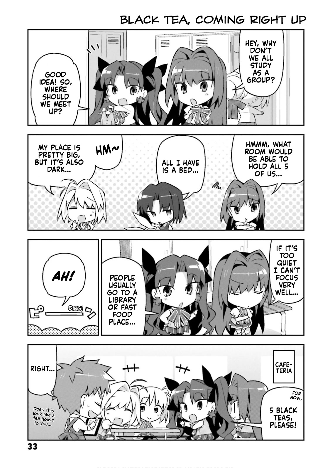 Type-Moon Gakuen - Chibi Chuki! Chapter 17 page 5 - Chapter 17: 17th Period: Fight!