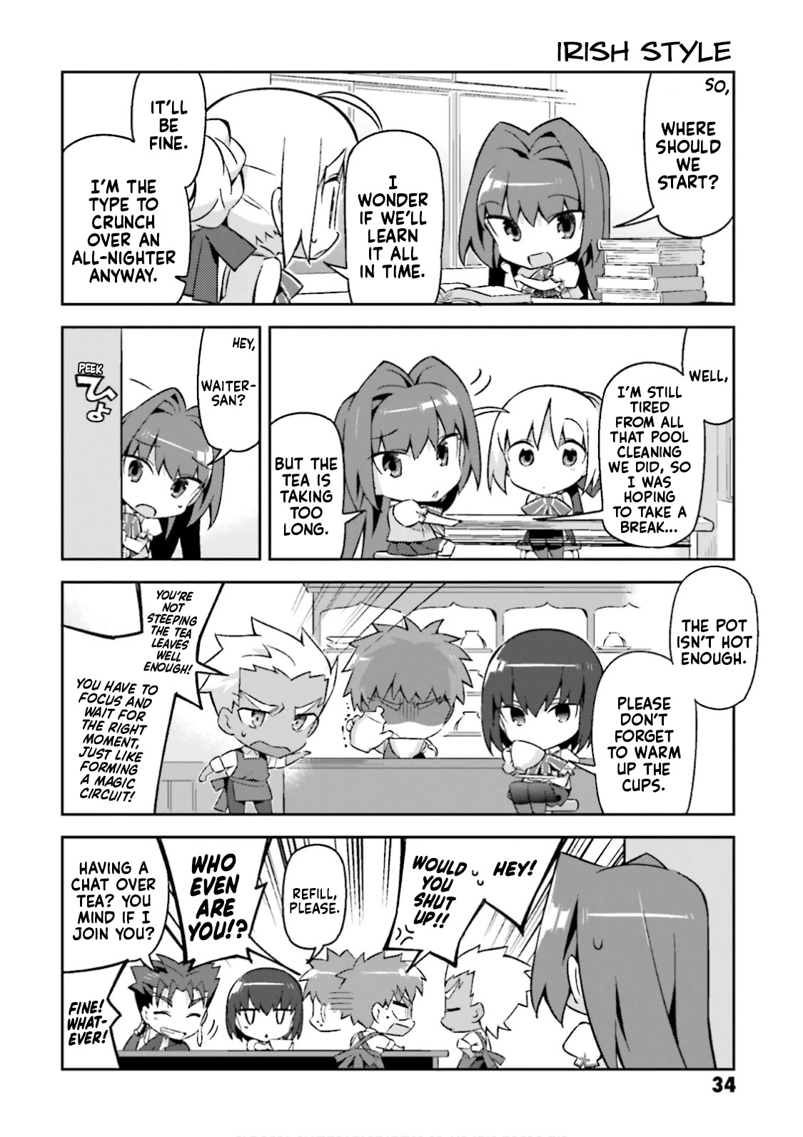 Type-Moon Gakuen - Chibi Chuki! Chapter 17 page 6 - Chapter 17: 17th Period: Fight!