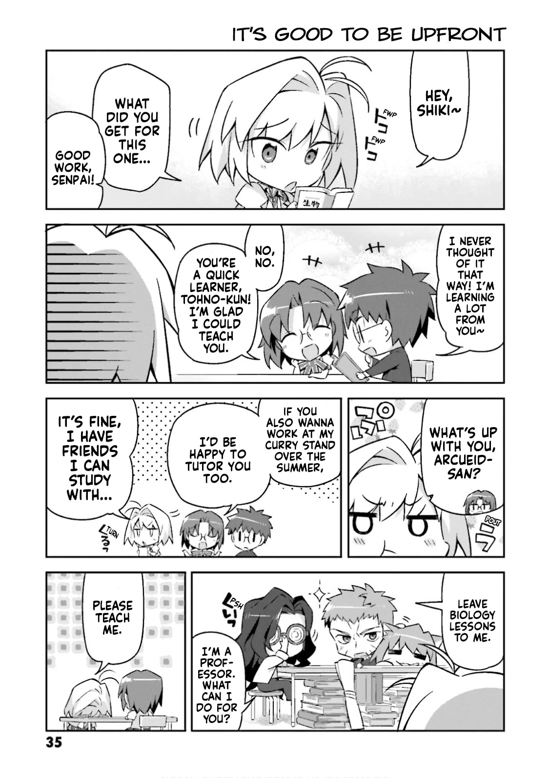Type-Moon Gakuen - Chibi Chuki! Chapter 17 page 7 - Chapter 17: 17th Period: Fight!