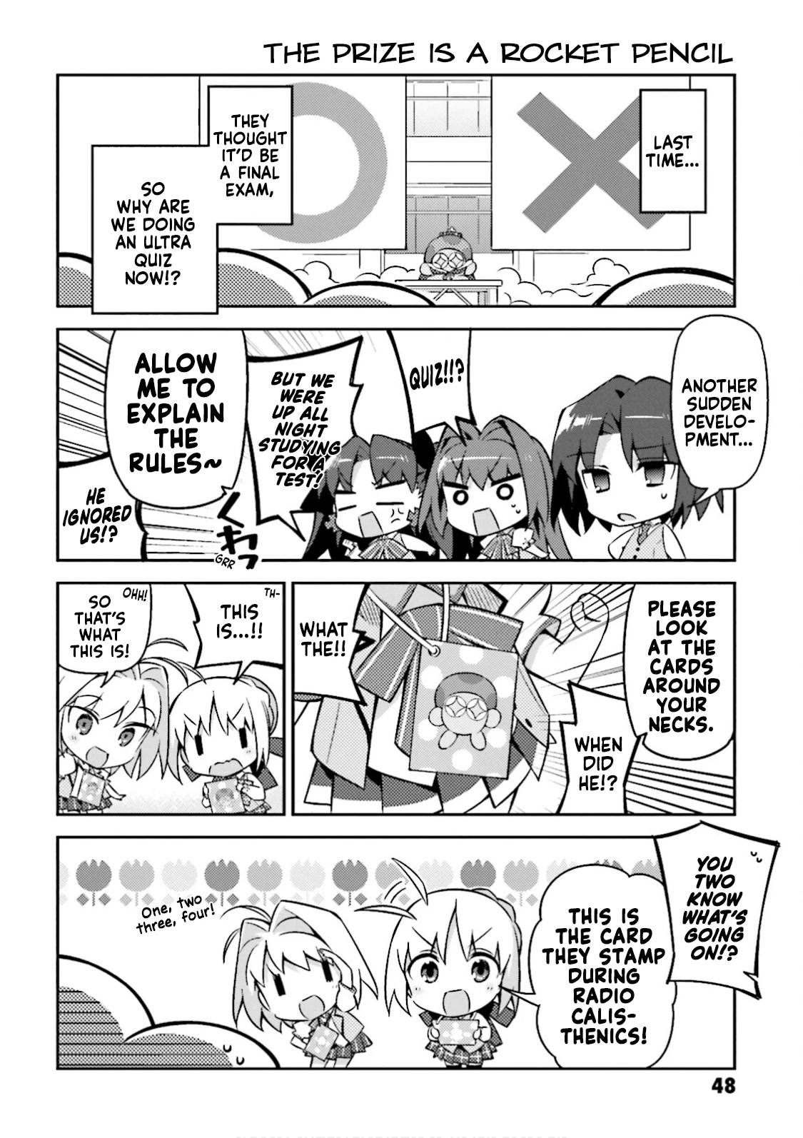 Type-Moon Gakuen - Chibi Chuki! Chapter 18 page 2 - Chapter 18: 18th Period: Type-Moon Ultra Quiz (Part 1)