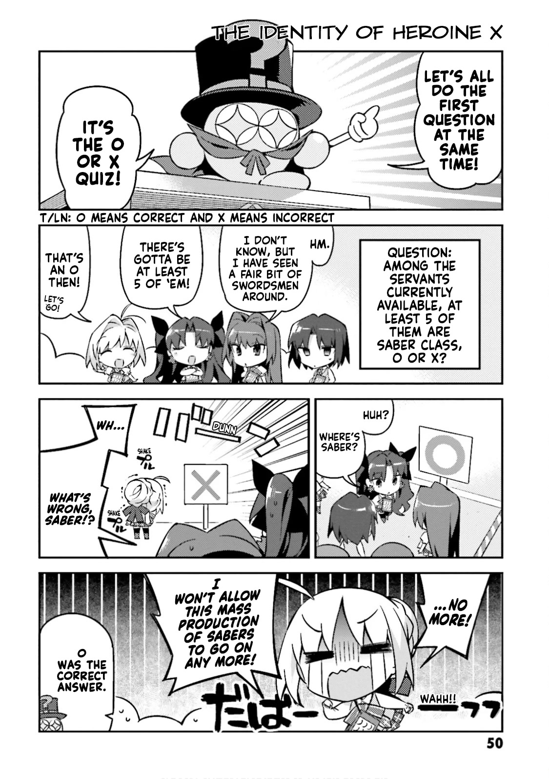 Type-Moon Gakuen - Chibi Chuki! Chapter 18 page 4 - Chapter 18: 18th Period: Type-Moon Ultra Quiz (Part 1)