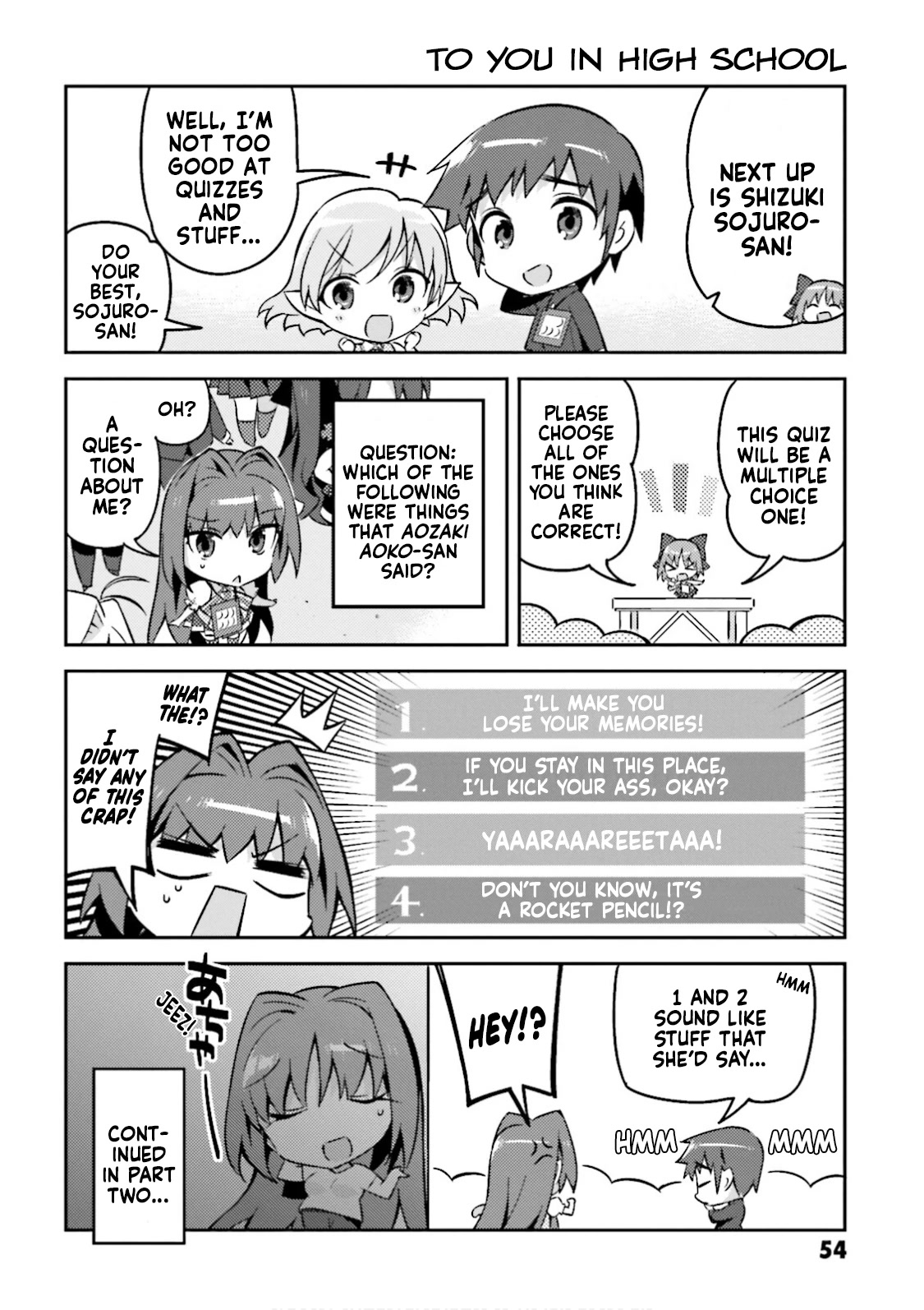 Type-Moon Gakuen - Chibi Chuki! Chapter 18 page 8 - Chapter 18: 18th Period: Type-Moon Ultra Quiz (Part 1)