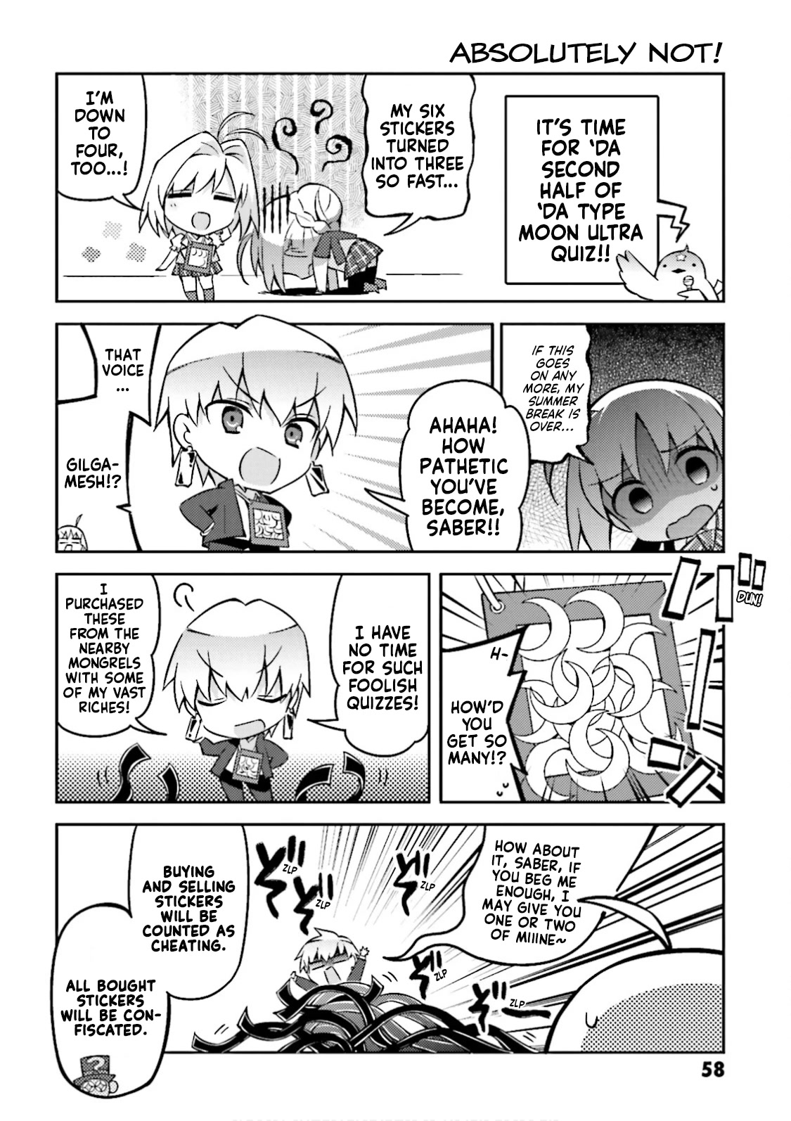 Type-Moon Gakuen - Chibi Chuki! Chapter 19 page 2 - Chapter 19: 19th Period: Type-Moon Ultra Quiz (Part 2)
