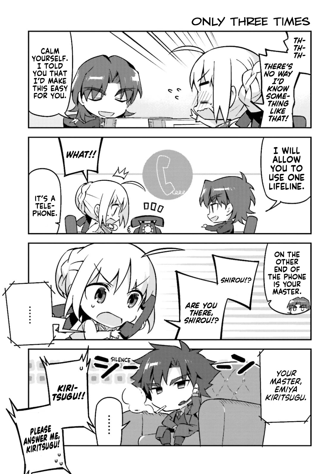 Type-Moon Gakuen - Chibi Chuki! Chapter 19 page 7 - Chapter 19: 19th Period: Type-Moon Ultra Quiz (Part 2)