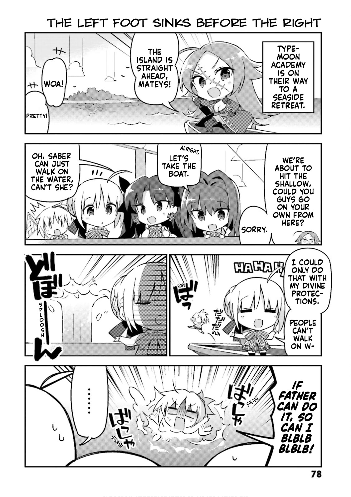 Type-Moon Gakuen - Chibi Chuki! Chapter 21 page 2 - Chapter 21: 21st Period: The Secret of Mikazuki island