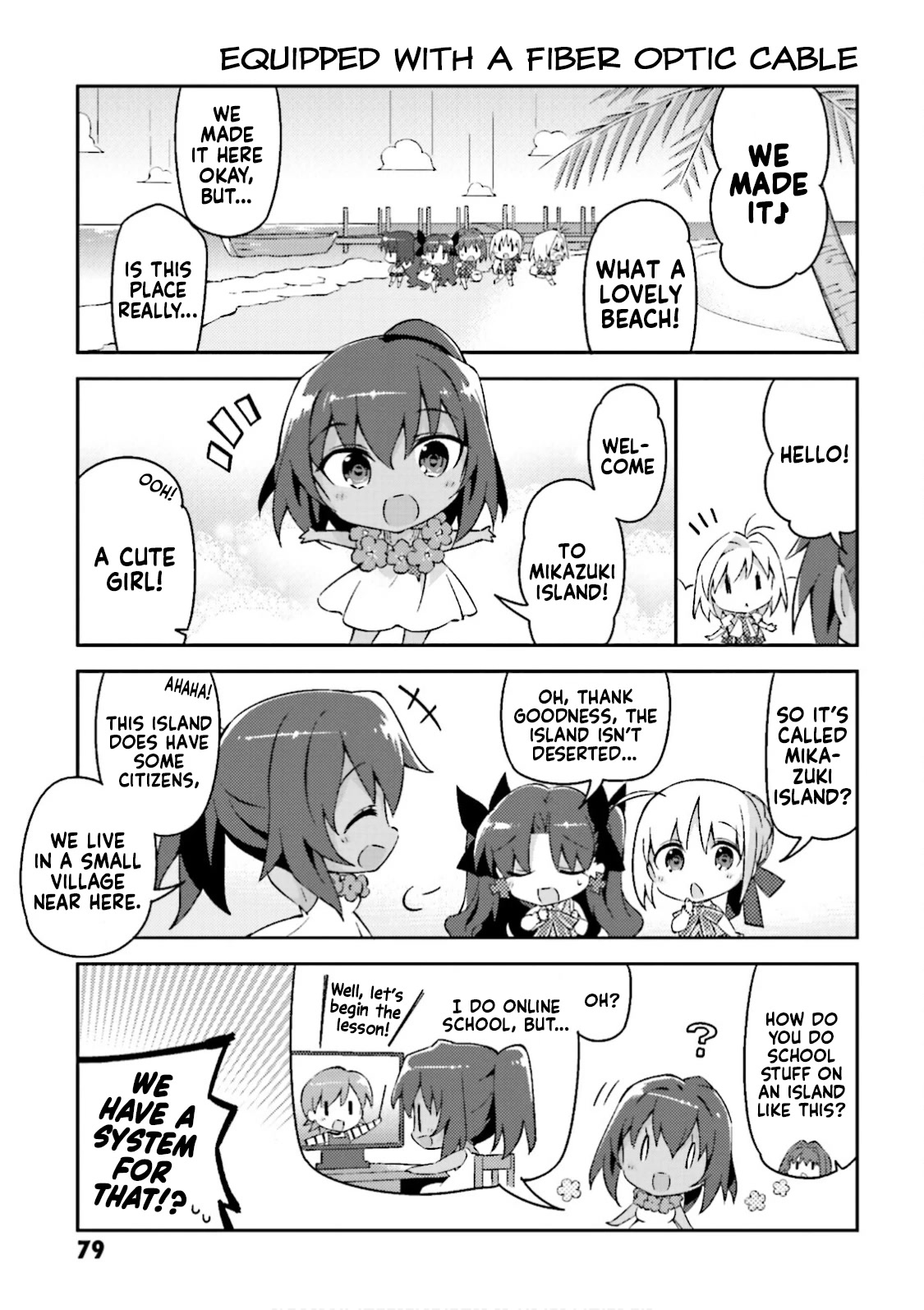 Type-Moon Gakuen - Chibi Chuki! Chapter 21 page 3 - Chapter 21: 21st Period: The Secret of Mikazuki island