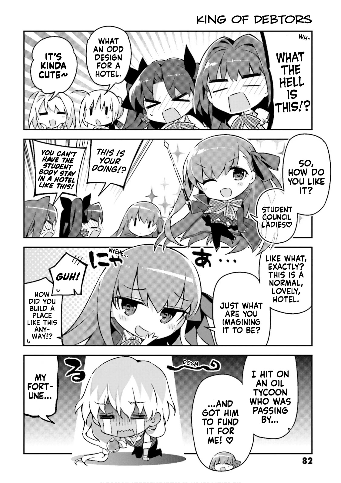 Type-Moon Gakuen - Chibi Chuki! Chapter 21 page 6 - Chapter 21: 21st Period: The Secret of Mikazuki island