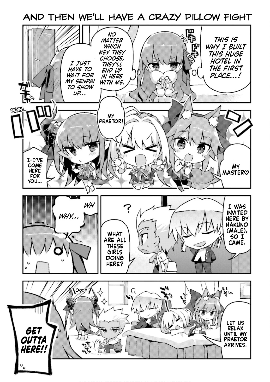 Type-Moon Gakuen - Chibi Chuki! Chapter 21 page 9 - Chapter 21: 21st Period: The Secret of Mikazuki island