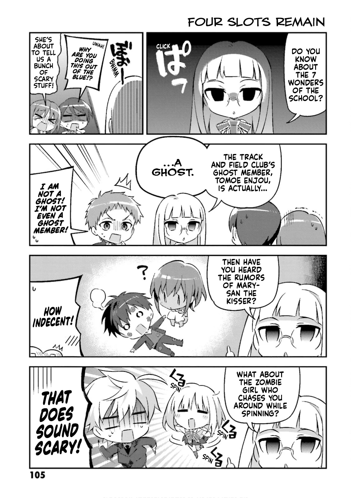 Type-Moon Gakuen - Chibi Chuki! Chapter 22.2 page 5 - Chapter 22.2: Special Extracurricular Lesson: TM Gakuen Scary Stories