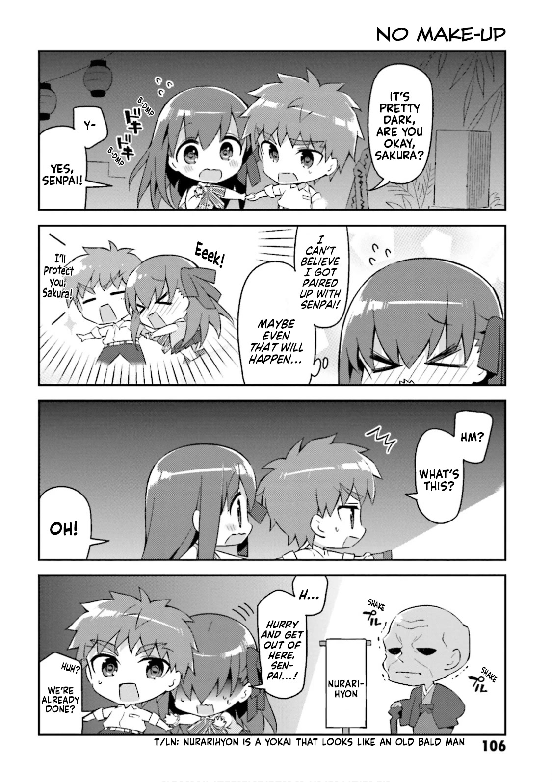 Type-Moon Gakuen - Chibi Chuki! Chapter 22.2 page 6 - Chapter 22.2: Special Extracurricular Lesson: TM Gakuen Scary Stories