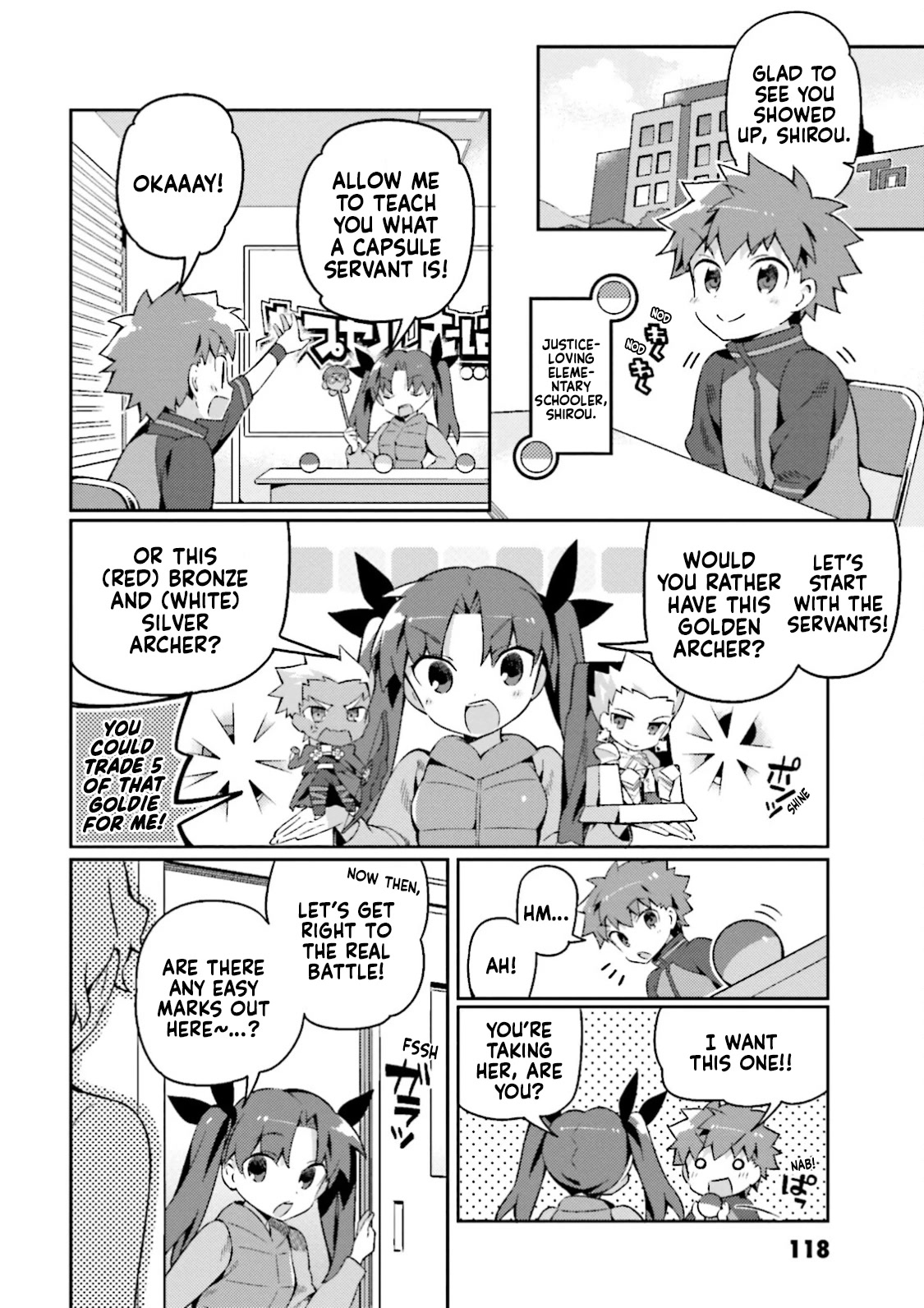 Type-Moon Gakuen - Chibi Chuki! Chapter 22.8 page 2 - Chapter 22.8: Capsule Servant