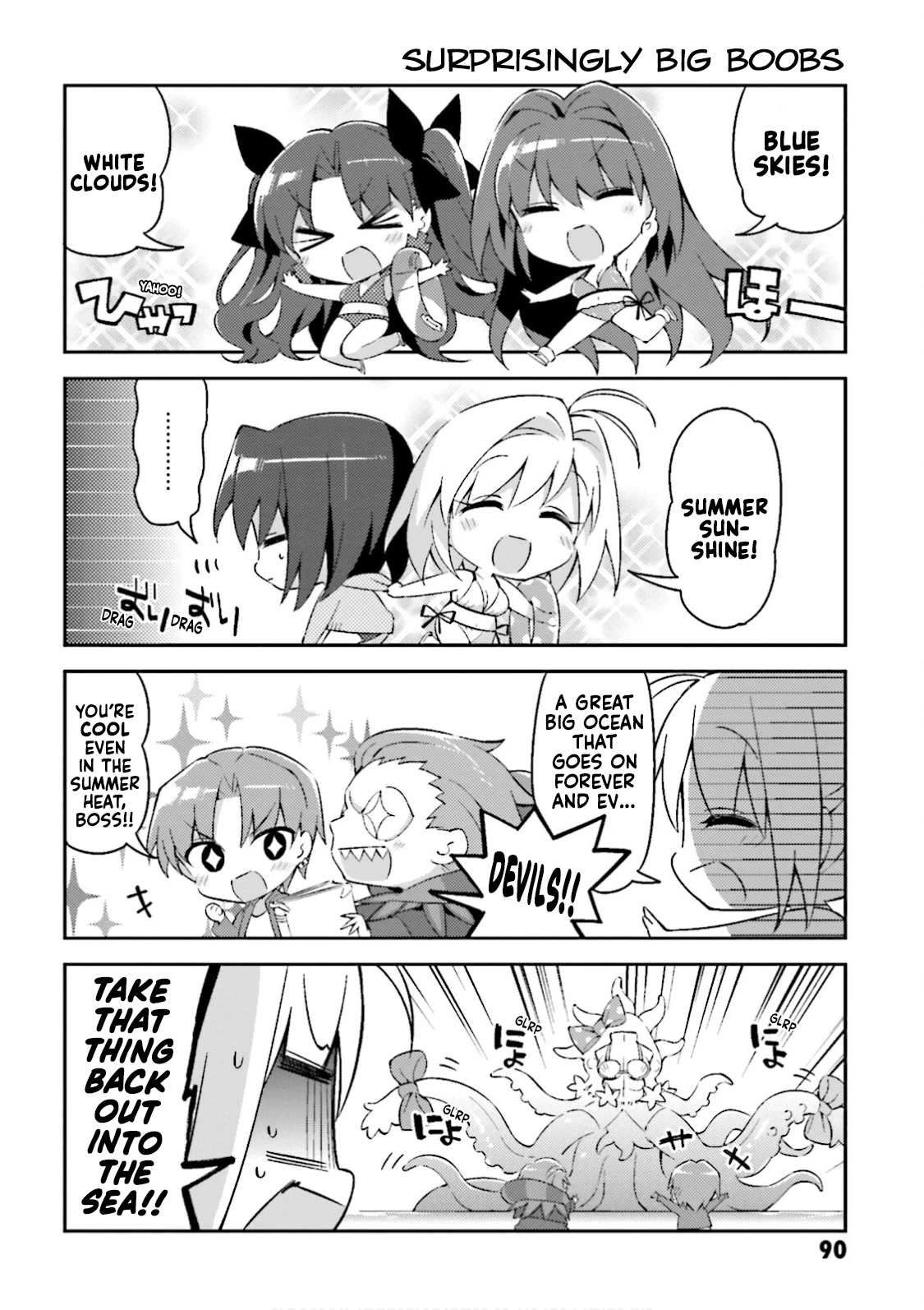 Type-Moon Gakuen - Chibi Chuki! Chapter 22 page 2 - Chapter 22: 22nd Period: Type-Moon Summer, Academy Summer