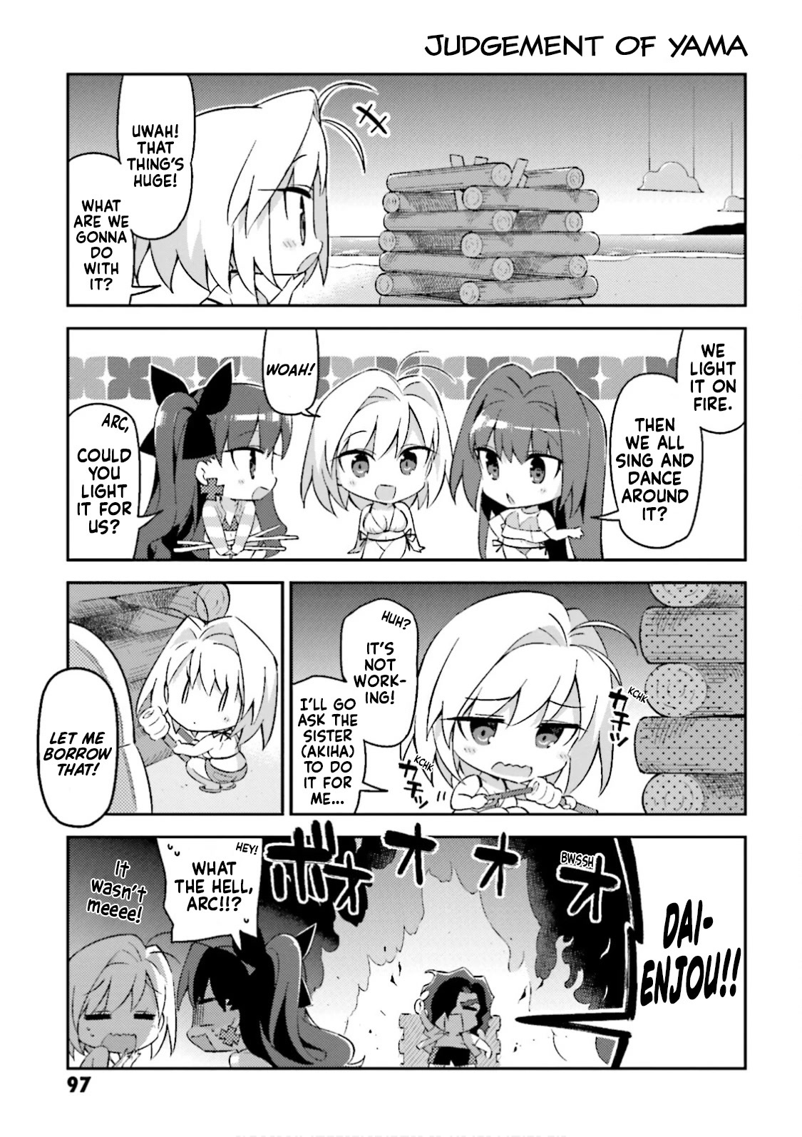Type-Moon Gakuen - Chibi Chuki! Chapter 22 page 9 - Chapter 22: 22nd Period: Type-Moon Summer, Academy Summer