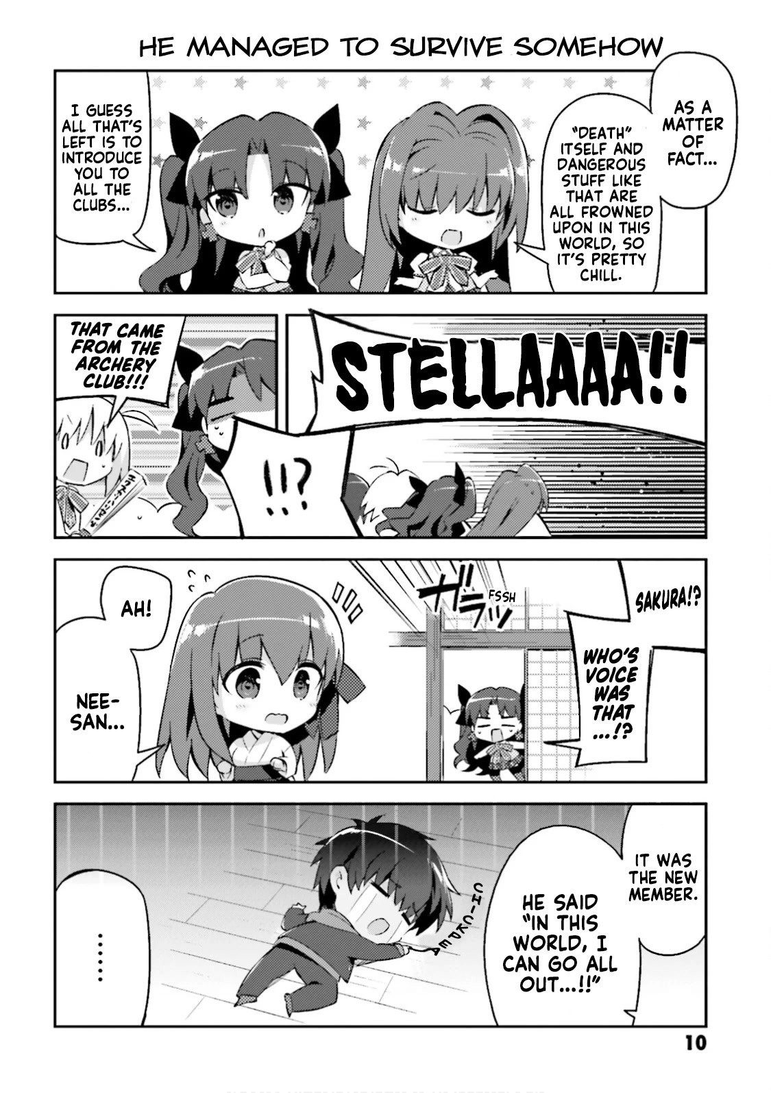 Type-Moon Gakuen - Chibi Chuki! Chapter 23 page 10 - Chapter 23: 23rd Period: Bespectacled Kouhai