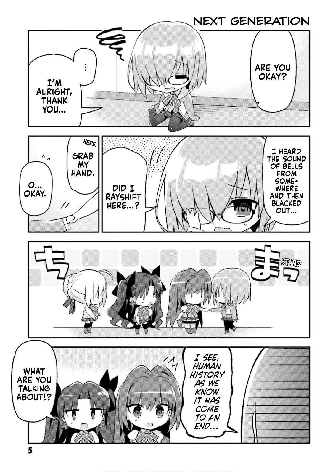Type-Moon Gakuen - Chibi Chuki! Chapter 23 page 5 - Chapter 23: 23rd Period: Bespectacled Kouhai