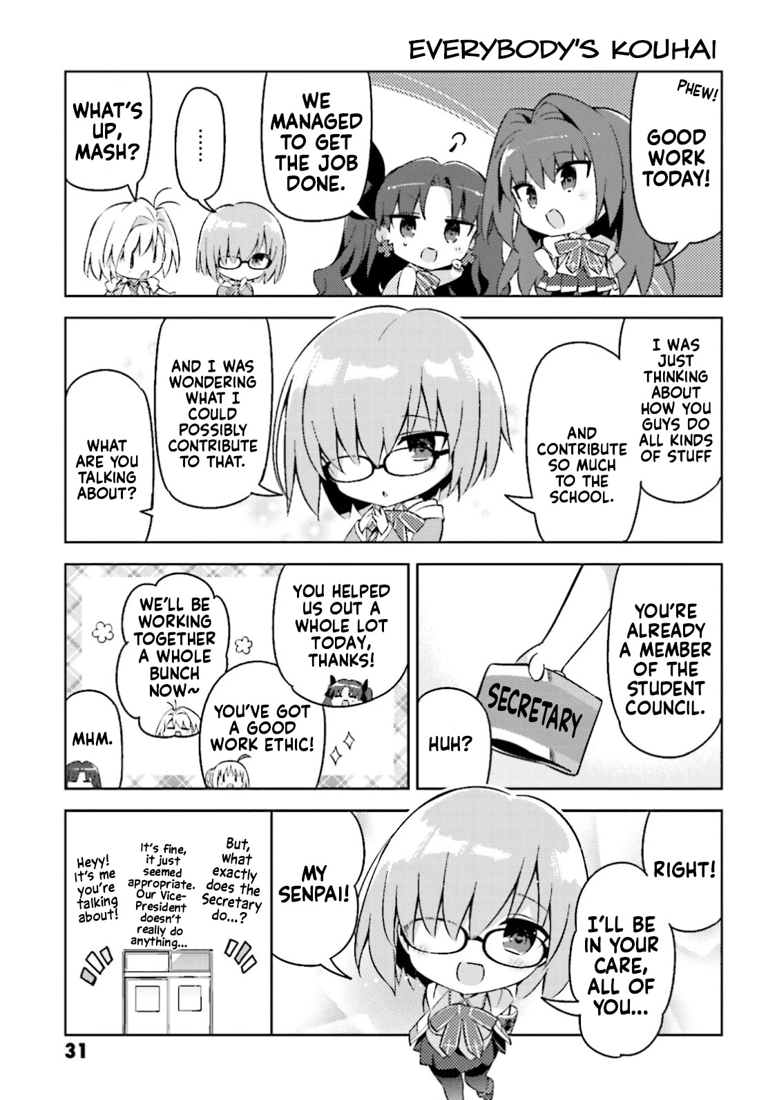 Type-Moon Gakuen - Chibi Chuki! Chapter 25 page 11 - Chapter 25: 25th Period: Hello! Work!