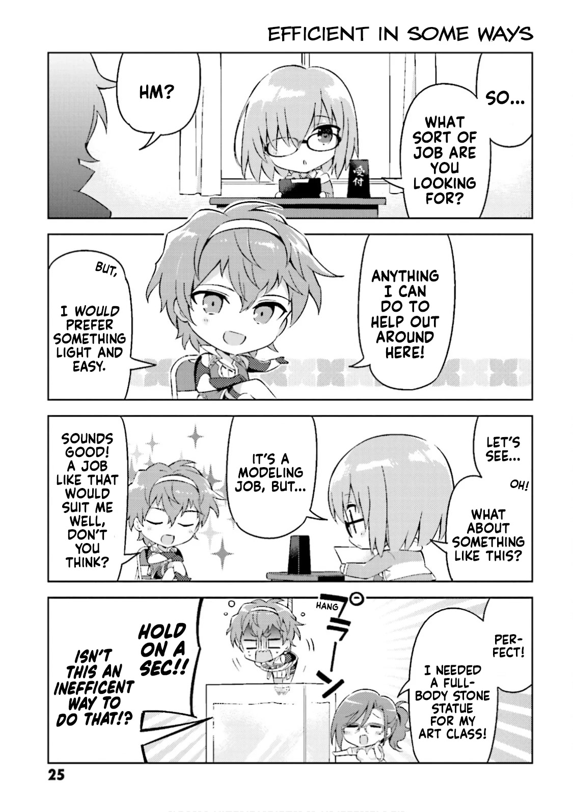 Type-Moon Gakuen - Chibi Chuki! Chapter 25 page 5 - Chapter 25: 25th Period: Hello! Work!