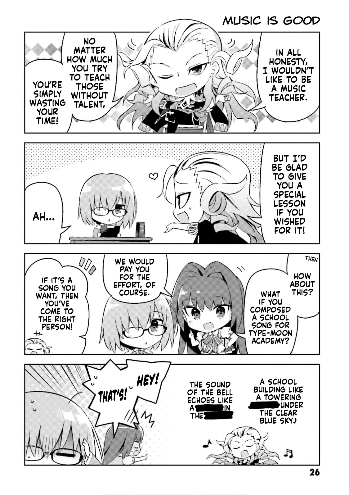 Type-Moon Gakuen - Chibi Chuki! Chapter 25 page 6 - Chapter 25: 25th Period: Hello! Work!