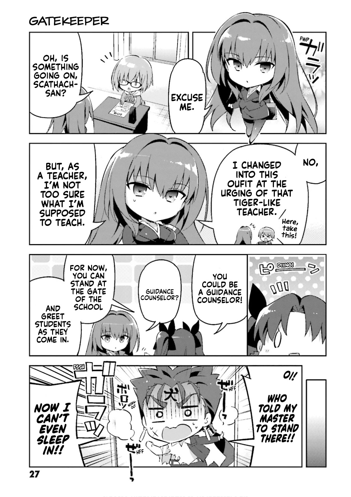 Type-Moon Gakuen - Chibi Chuki! Chapter 25 page 7 - Chapter 25: 25th Period: Hello! Work!
