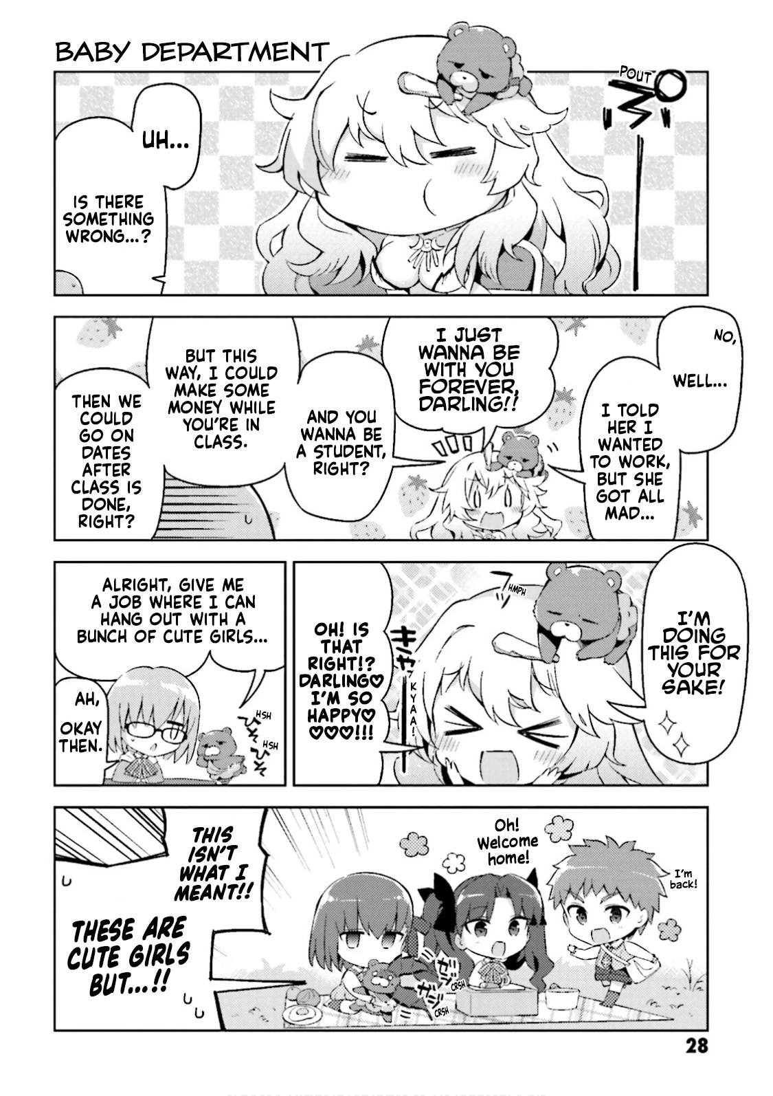 Type-Moon Gakuen - Chibi Chuki! Chapter 25 page 8 - Chapter 25: 25th Period: Hello! Work!
