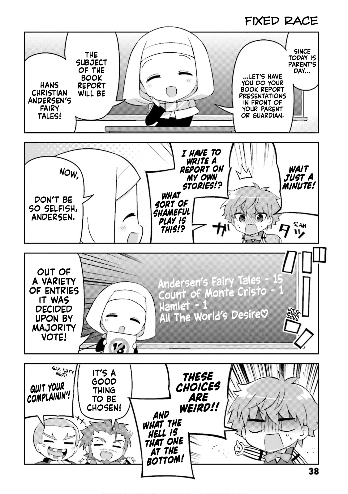 Type-Moon Gakuen - Chibi Chuki! Chapter 26 page 4 - Chapter 26: 26th Period: F/GO Also Increased the Amount of Child Characters