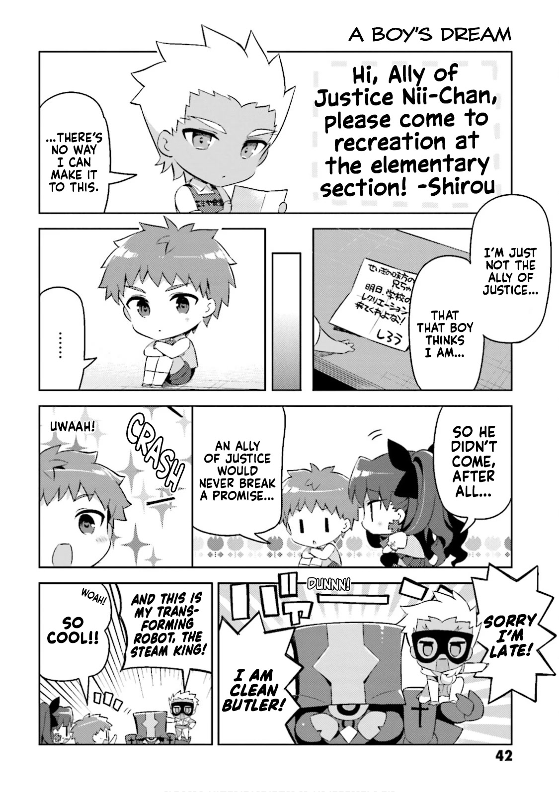 Type-Moon Gakuen - Chibi Chuki! Chapter 26 page 8 - Chapter 26: 26th Period: F/GO Also Increased the Amount of Child Characters