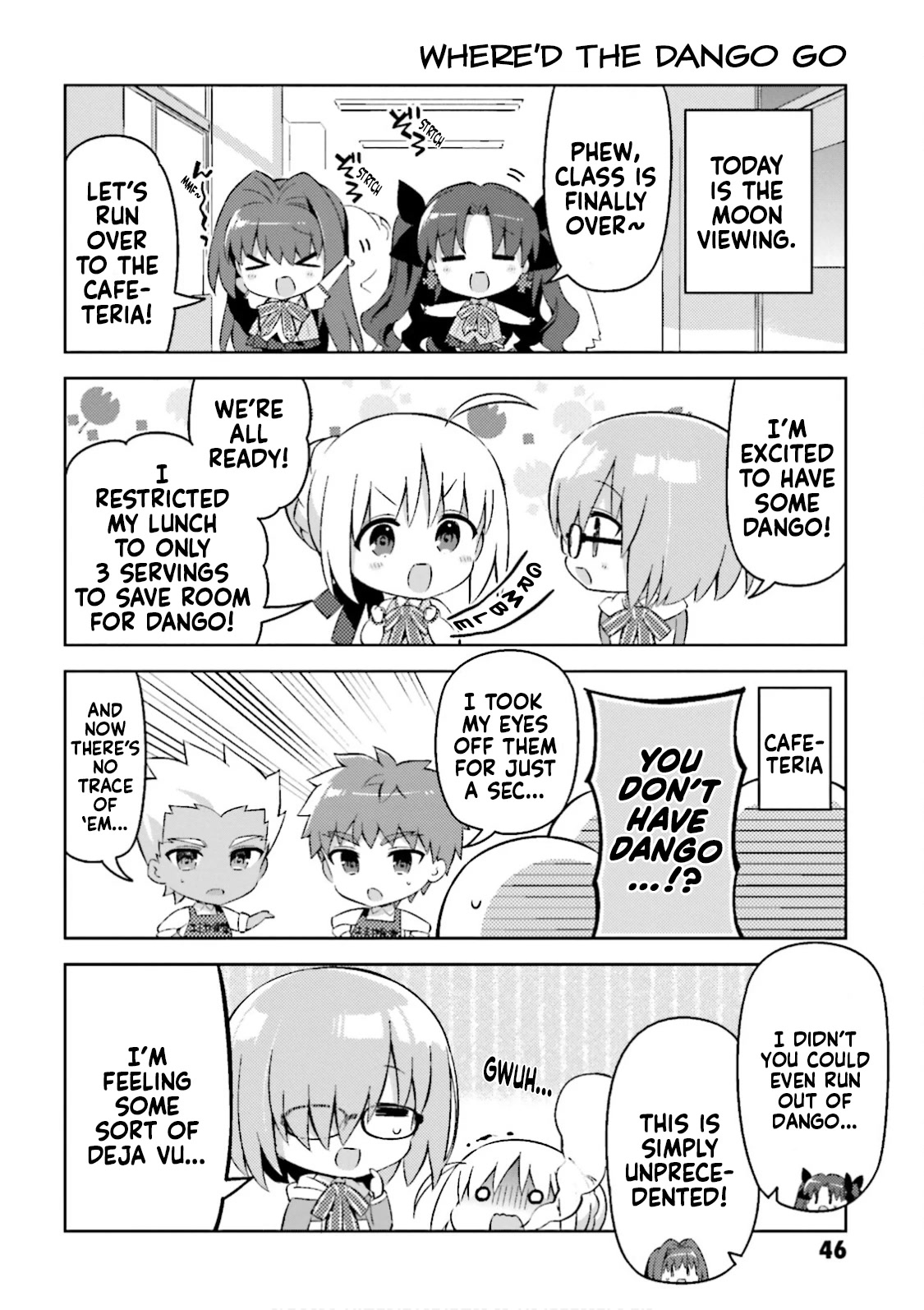 Type-Moon Gakuen - Chibi Chuki! Chapter 27 page 2 - Chapter 27: 27th Period: Sweet, White and Round