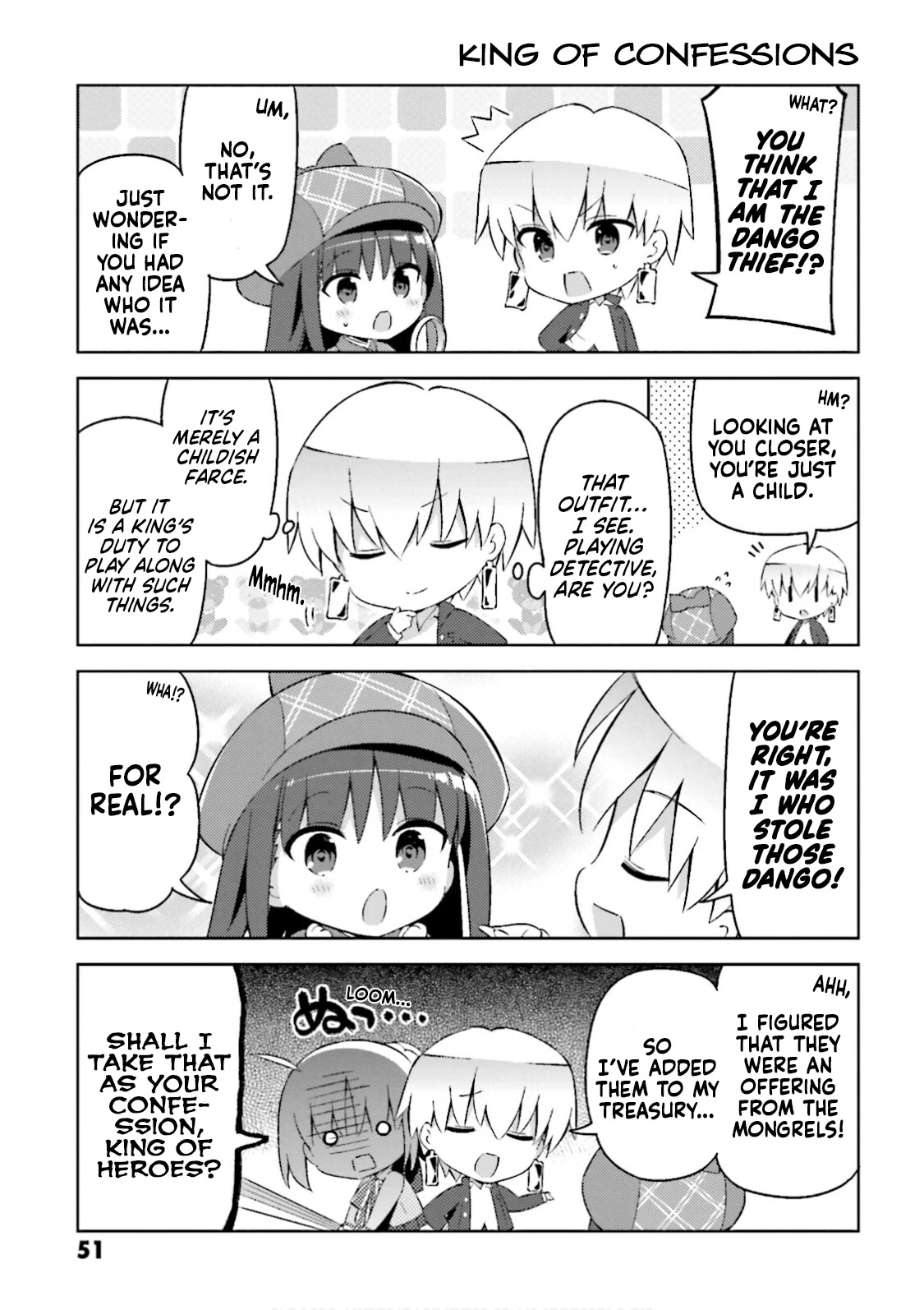 Type-Moon Gakuen - Chibi Chuki! Chapter 27 page 7 - Chapter 27: 27th Period: Sweet, White and Round