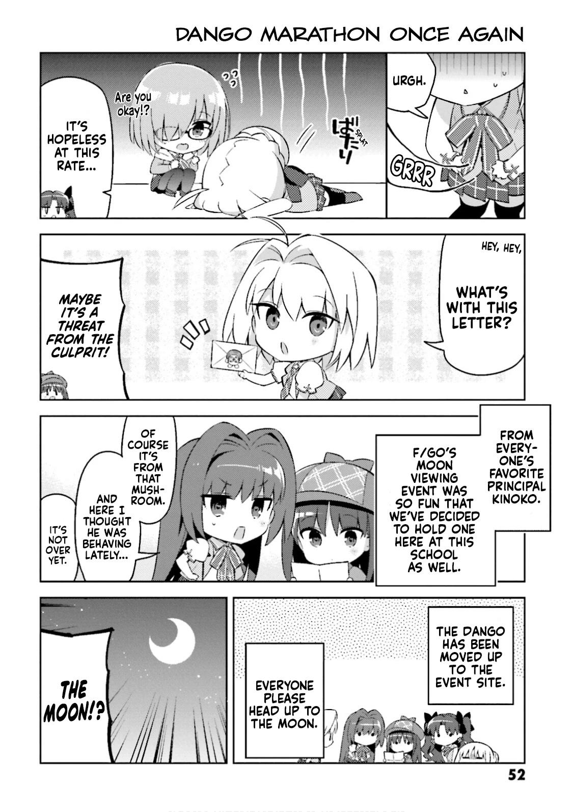 Type-Moon Gakuen - Chibi Chuki! Chapter 27 page 8 - Chapter 27: 27th Period: Sweet, White and Round