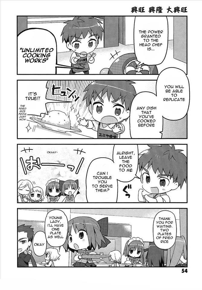 Type-Moon Gakuen - Chibi Chuki! Chapter 3 page 14 - Chapter 3: Eat to Live, Don’t Live to Eat