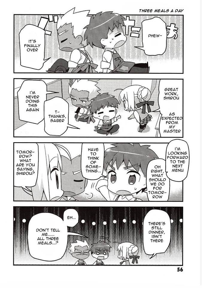 Type-Moon Gakuen - Chibi Chuki! Chapter 3 page 16 - Chapter 3: Eat to Live, Don’t Live to Eat
