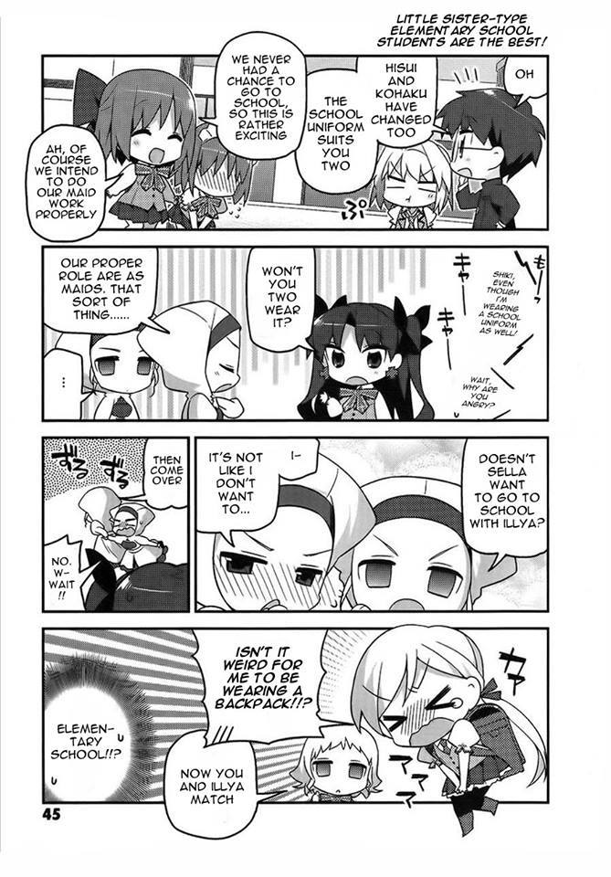 Type-Moon Gakuen - Chibi Chuki! Chapter 3 page 5 - Chapter 3: Eat to Live, Don’t Live to Eat