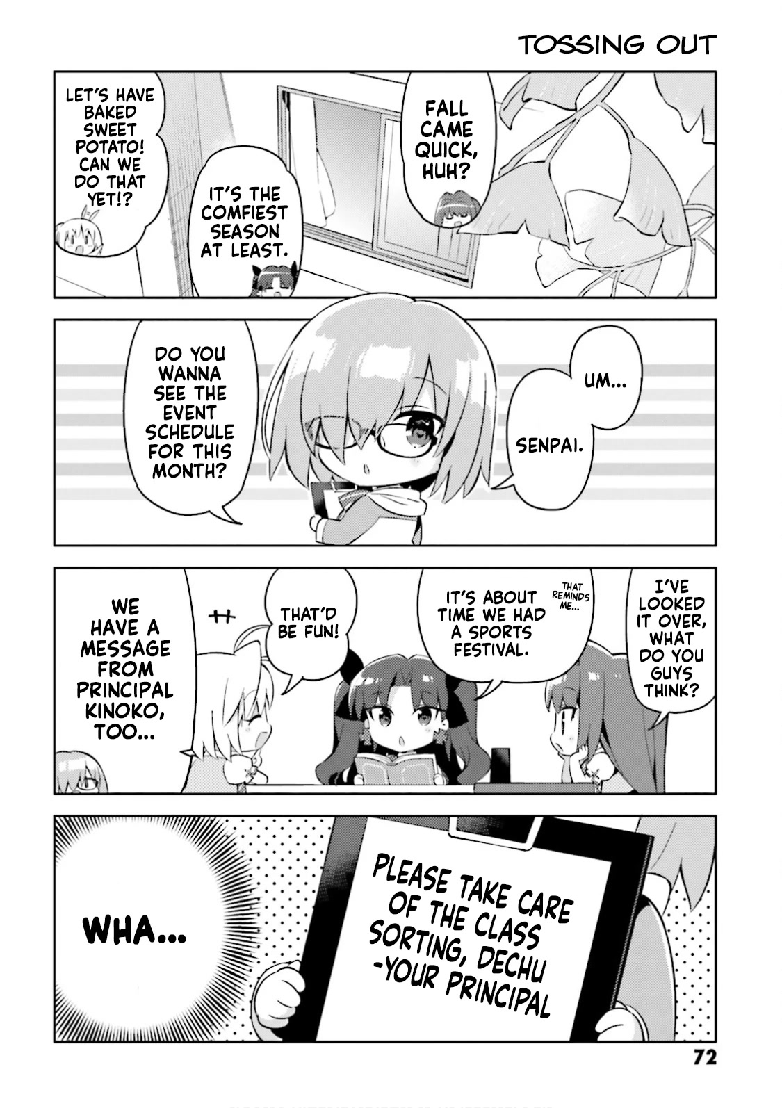 Type-Moon Gakuen - Chibi Chuki! Chapter 30 page 2 - Chapter 30: 30th Period: Red and White etc.