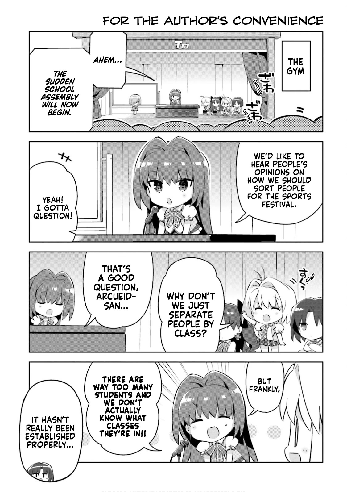 Type-Moon Gakuen - Chibi Chuki! Chapter 30 page 3 - Chapter 30: 30th Period: Red and White etc.