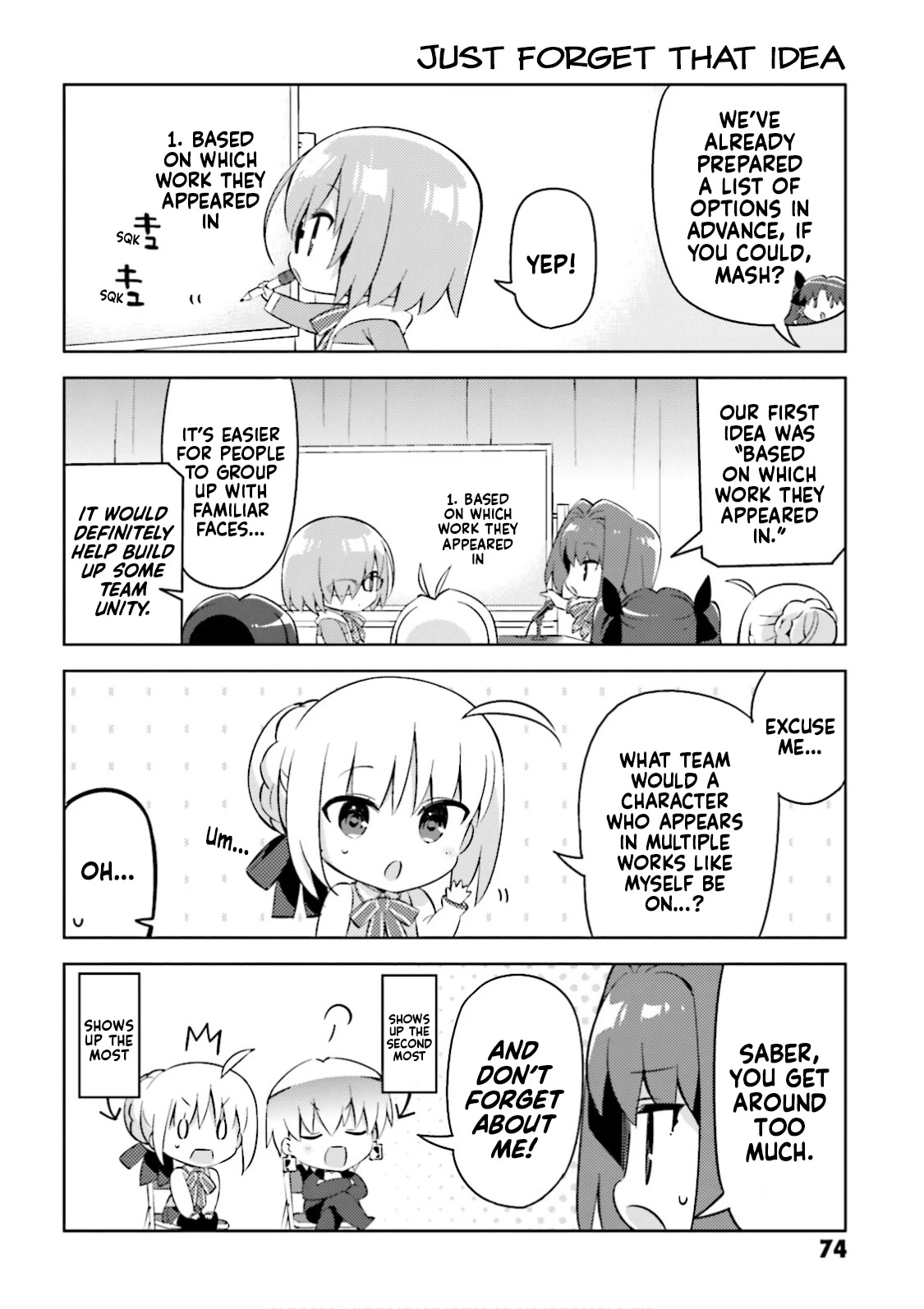 Type-Moon Gakuen - Chibi Chuki! Chapter 30 page 4 - Chapter 30: 30th Period: Red and White etc.