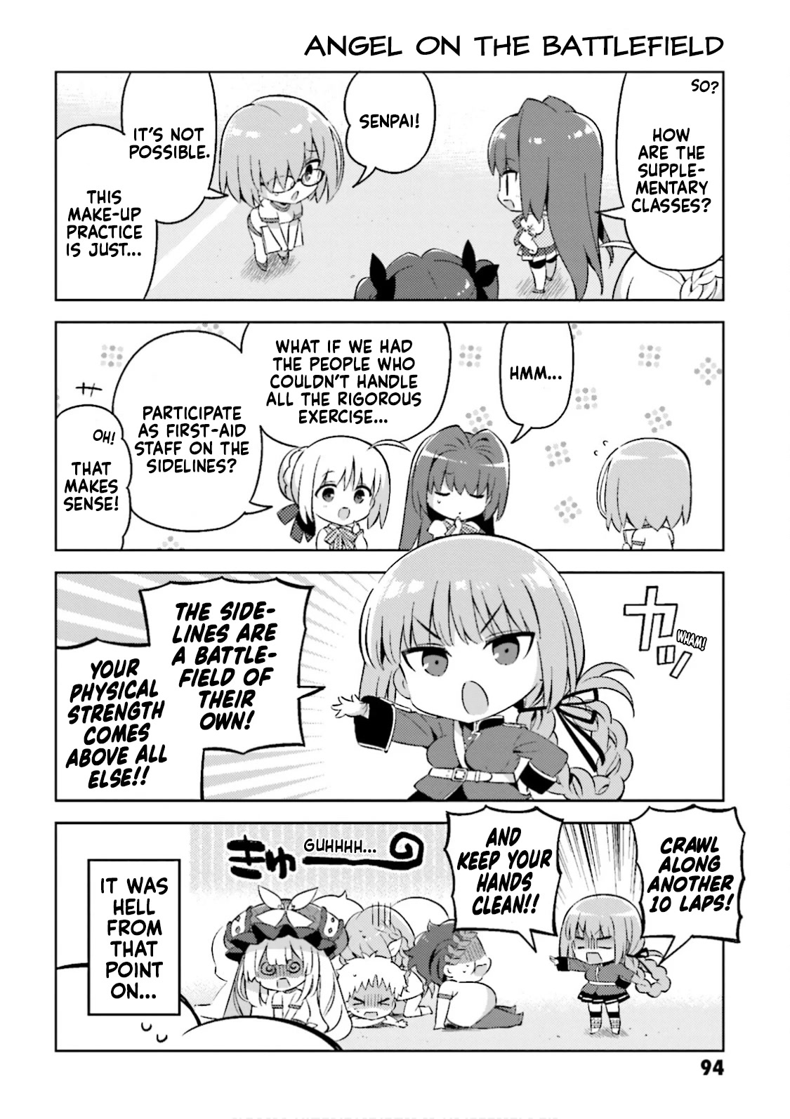 Type-Moon Gakuen - Chibi Chuki! Chapter 31 page 10 - Chapter 31: 31st Period: Physical Fitness Month